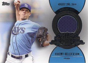 2013 Topps - Making Their Mark Relics #MMR-JH Jeremy Hellickson Front