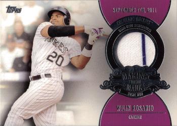 2013 Topps - Making Their Mark Relics #MMR-WR Wilin Rosario Front
