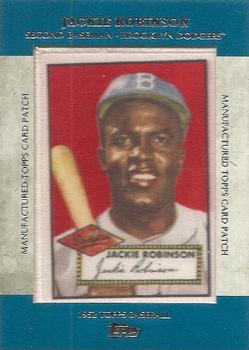 2013 Topps - Manufactured Topps Card Patch #MCP-1 Jackie Robinson Front