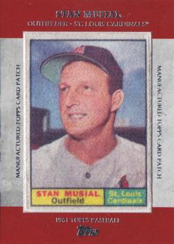 2013 Topps - Manufactured Topps Card Patch #MCP-13 Stan Musial Front