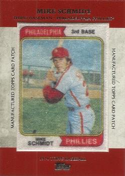 2013 Topps - Manufactured Topps Card Patch #MCP-17 Mike Schmidt Front