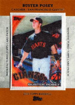 2013 Topps - Manufactured Topps Card Patch #MCP-24 Buster Posey Front