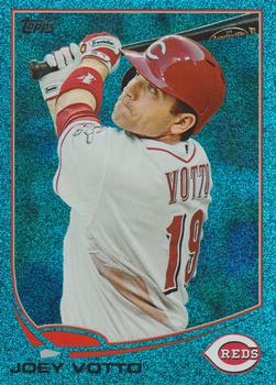 2013 Topps - Silver Slate Blue Sparkle #19 Joey Votto Front