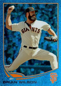2013 Topps - Silver Slate Blue Sparkle #38 Brian Wilson Front