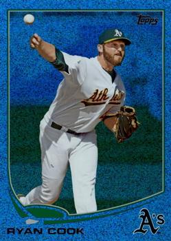 2013 Topps - Silver Slate Blue Sparkle #48 Ryan Cook Front