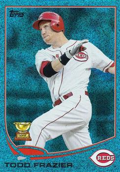 2013 Topps - Silver Slate Blue Sparkle #70 Todd Frazier Front