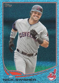 2013 Topps - Silver Slate Blue Sparkle #339 Nick Swisher Front