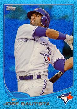 2013 Topps - Silver Slate Blue Sparkle #441 Jose Bautista Front