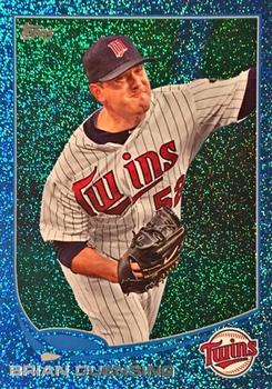 2013 Topps - Silver Slate Blue Sparkle #467 Brian Duensing Front