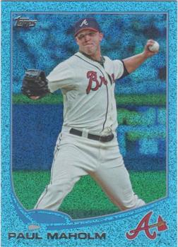 2013 Topps - Silver Slate Blue Sparkle #477 Paul Maholm Front