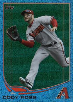 2013 Topps - Silver Slate Blue Sparkle #490 Cody Ross Front