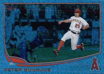 2013 Topps - Silver Slate Blue Sparkle #520 Peter Bourjos Front