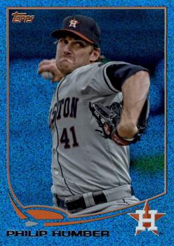 2013 Topps - Silver Slate Blue Sparkle #535 Philip Humber Front