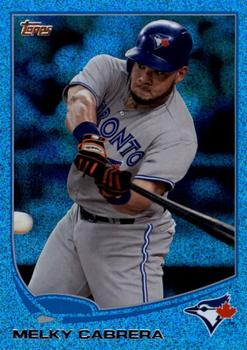 2013 Topps - Silver Slate Blue Sparkle #571 Melky Cabrera Front