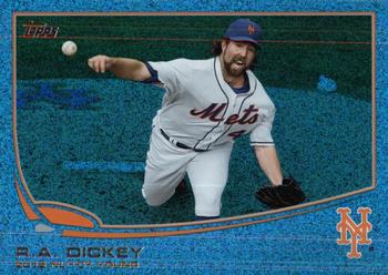 2013 Topps - Silver Slate Blue Sparkle #632 R.A. Dickey Front