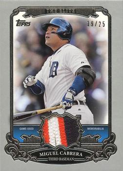 2013 Topps - The Elite Relics #TER-MC Miguel Cabrera Front