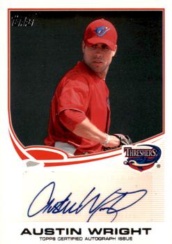 2013 Topps Pro Debut - Autographs #PDA-AW Austin Wright Front