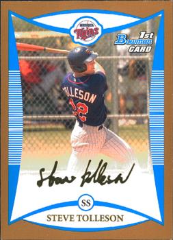2008 Bowman - Prospects Gold #BP28 Steve Tolleson Front