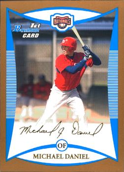 2008 Bowman - Prospects Gold #BP33 Michael Daniel Front