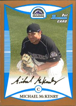 2008 Bowman - Prospects Gold #BP45 Michael McKenry Front
