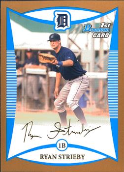 2008 Bowman - Prospects Gold #BP55 Ryan Strieby Front