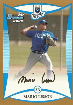 2008 Bowman - Prospects Gold #BP93 Mario Lisson Front