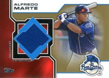2013 Topps Pro Debut - Minor League Materials Gold #MLM-AM Alfredo Marte Front