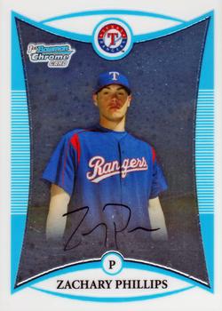 2008 Bowman - Chrome Prospects #BCP23 Zachary Phillips Front