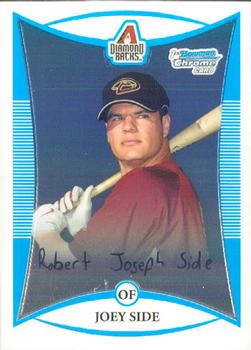 2008 Bowman - Chrome Prospects #BCP109 Joey Side Front