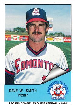 1984 Cramer Edmonton Trappers #103 Dave W. Smith Front