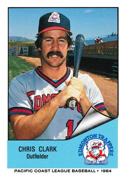 1984 Cramer Edmonton Trappers #108 Chris Clark Front