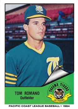 1984 Cramer Tacoma Tigers #77 Tom Romano Front