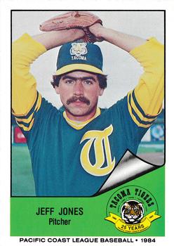 1984 Cramer Tacoma Tigers #82 Jeff Jones Front
