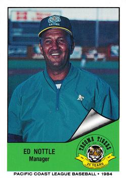 1984 Cramer Tacoma Tigers #90 Ed Nottle Front