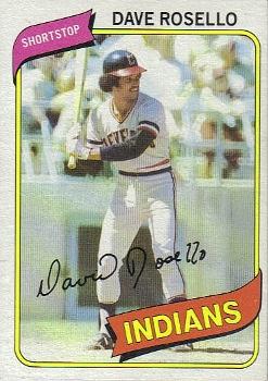 1980 Topps #122 Dave Rosello Front