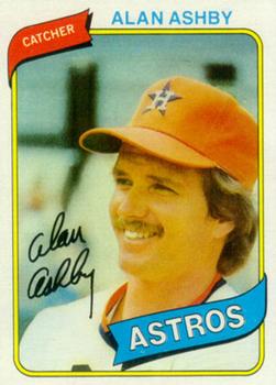 1980 Topps #187 Alan Ashby Front