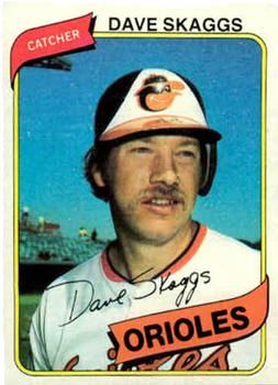 1980 Topps #211 Dave Skaggs Front
