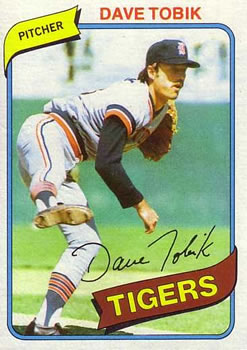 1980 Topps #269 Dave Tobik Front