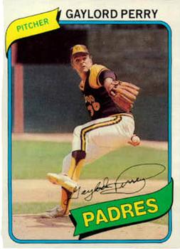 1980 Topps #280 Gaylord Perry Front