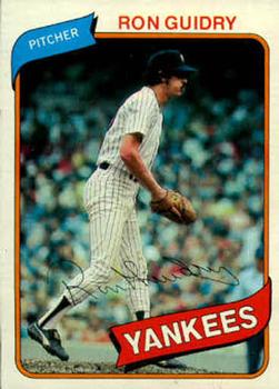 1980 Topps #300 Ron Guidry Front
