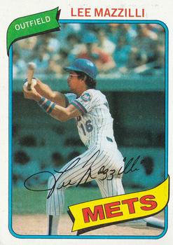 1980 Topps #25 Lee Mazzilli Front