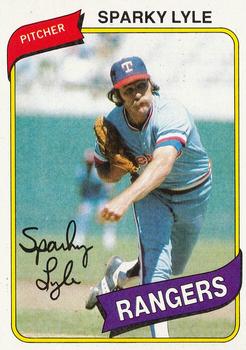 1980 Topps #115 Sparky Lyle Front
