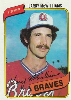1980 Topps #309 Larry McWilliams Front