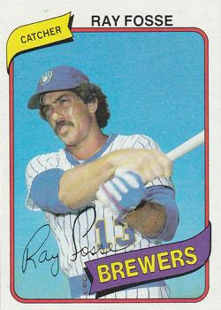 1980 Topps #327 Ray Fosse Front
