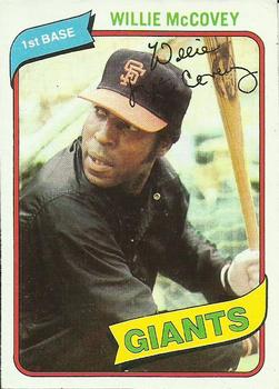 1980 Topps #335 Willie McCovey Front