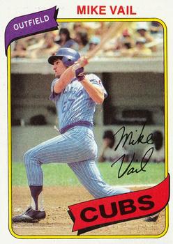 1980 Topps #343 Mike Vail Front