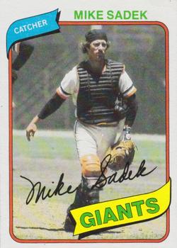 1980 Topps #462 Mike Sadek Front