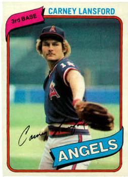 1980 Topps #337 Carney Lansford Front