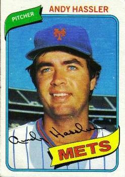 1980 Topps #353 Andy Hassler Front