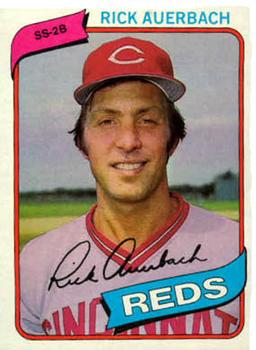 1980 Topps #354 Rick Auerbach Front